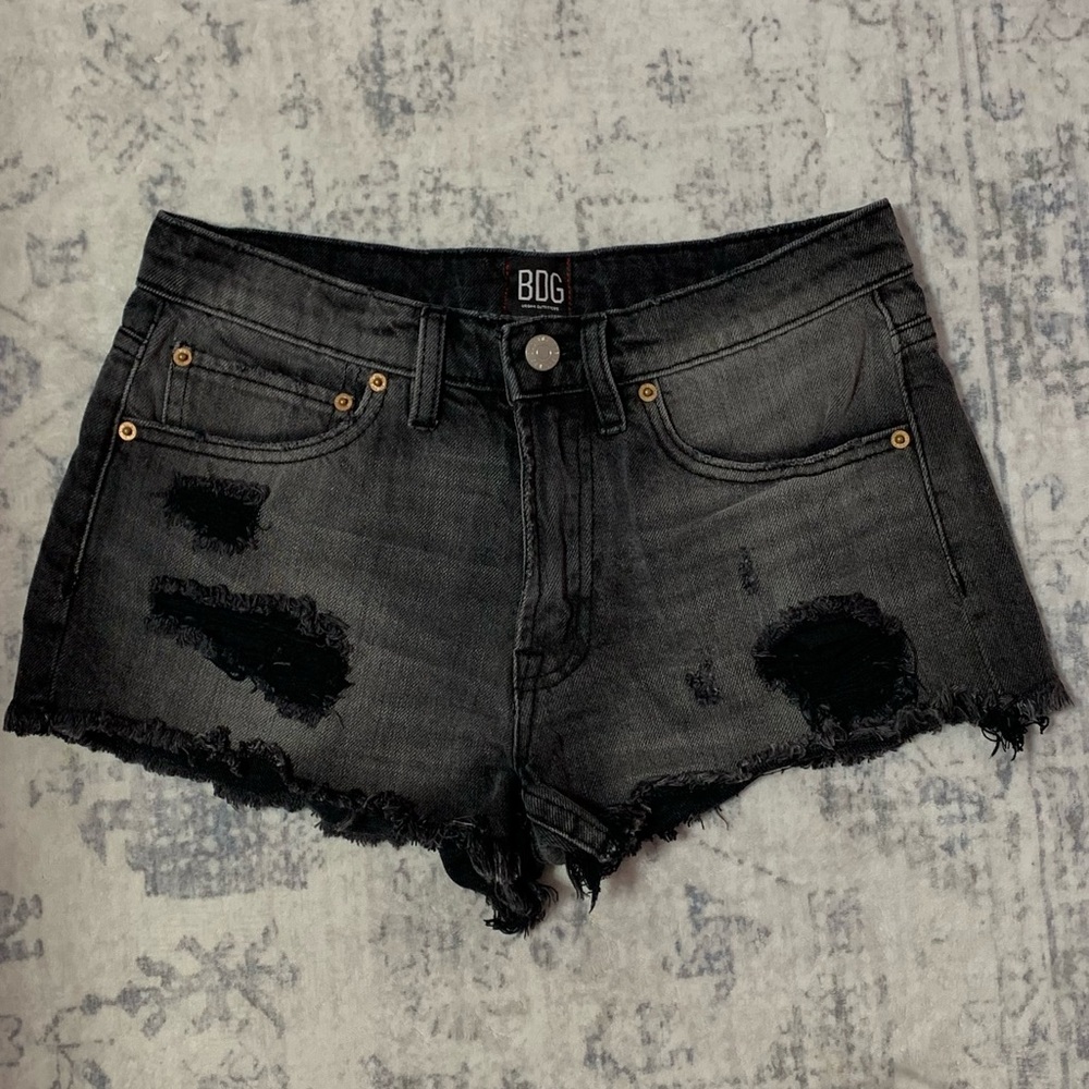 BDG Urban Outfitters Black Denim Shorts